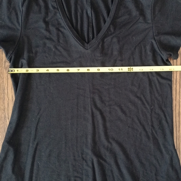Karen Kane Black Short Sleeve Dress With Pockets - Picture 6 of 8